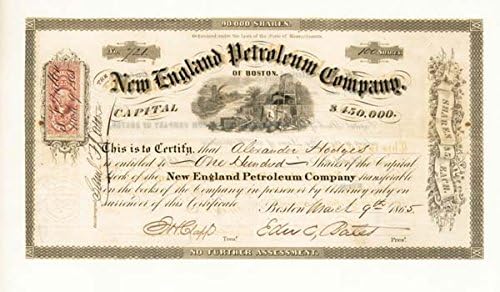 New England Petrol A. Ş. - Stok Sertifikası