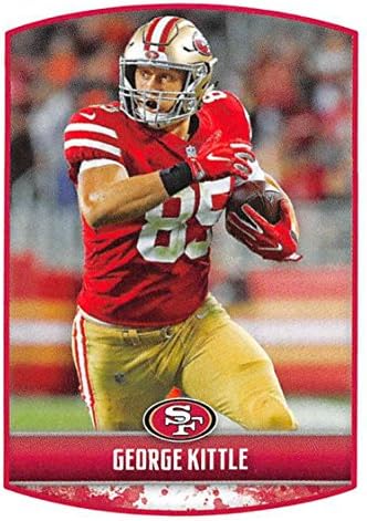 2018 Panini NFL Çıkartmalar Koleksiyonu 418 George Kittle San Francisco 49ers Resmi Futbol Sticker
