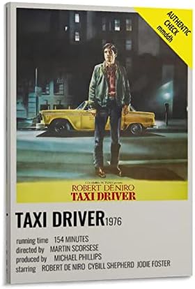 Taksi Şoförü 1976 Retro Film Klasik Film Vintage Poster Dekoratif Oda Estetik Tuval Posterler Festivali Hediye Aile