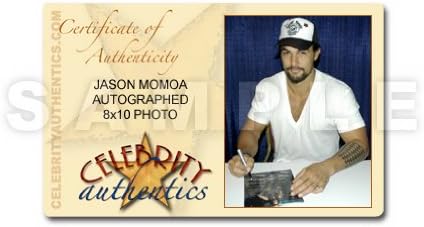 Jason Momoa İmzalı 8x10 Yıldız Geçidi Atlantis Ronon fotoğrafı