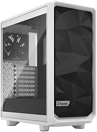 Fraktal Tasarım Meshify 2 Kompakt Beyaz ATX Esnek Yüksek Hava Akımı Temperli Cam Pencere Orta Kule bilgisayar kasası