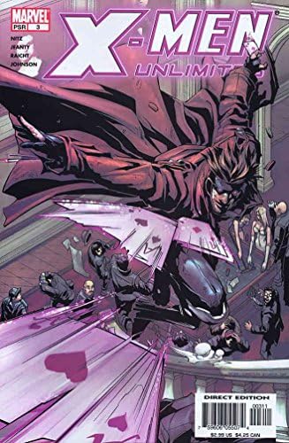 X-Men Sınırsız (2. Seri) 3 VF; Marvel çizgi romanı / Pat Lee Gambit