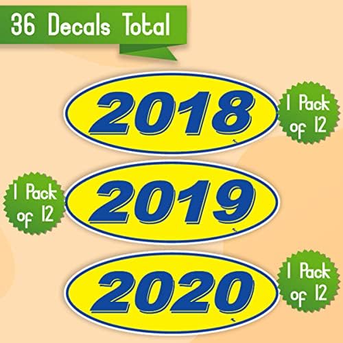 Versa Etiketleri 2018 2019 & 2020 Oval Model Yılı Araba Satıcısı Pencere Çıkartmaları Gururla ABD'de Üretilmiştir