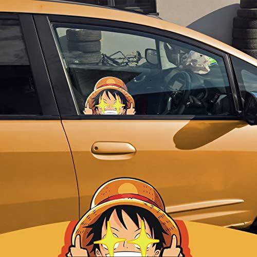 Anime Araba Sticker Komik Karikatür Araba Çıkartması Vinil Su Geçirmez Tampon Çıkartmaları Araba Aksesuarları, Otomotiv