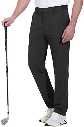 Rdruko erkek Streç Golf Pantolon Hızlı Kuru Hafif rahat elbise cepli pantolon