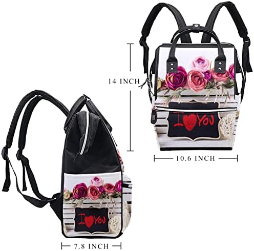 GUEROTKR Seyahat Sırt çantası, Bebek Bezi Çantası, Sırt çantası Bebek bezi Çantaları, sevgililer Günü Çiçekleri
