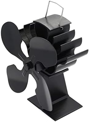 XFADR SRLİWHİTE 4-İsı Powered Soba Fan ahşap kütük Brülör Şömine Sessiz fan Isıtıcı Aracı Verimli İsı Dağılımı
