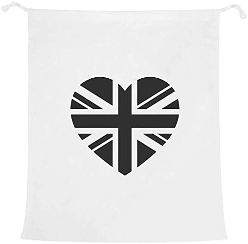 Azeeda 'Union Jack Heart' Çamaşır / Yıkama / Saklama Çantası (LB00023971)