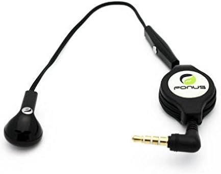 Geri çekilebilir Mono Kulaklık Kulaklık 3.5 mm w Mic Kulaklık Handsfree Kulaklık Kulaklık Mikrofon ile Uyumlu ZTE