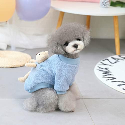 Evcil hayvan Giysileri Sonbahar ve Kış Yeni Oyuncak Küçük Köpek Geri Oyuncak Kazak Orta Köpekler için Kız Sevimli