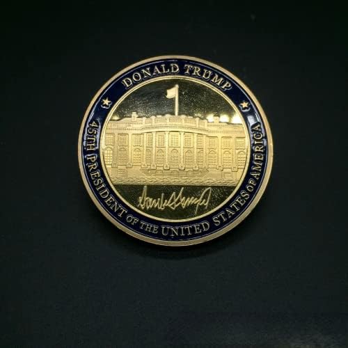 2020 ABD 45th Başkan Trump Beyaz Saray Anma Mücadelesi Coin Koleksiyonu Sikke Abd Paraları Trump Paraları