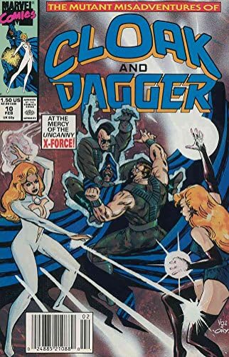 Pelerin ve Hançerin Mutant Talihsizlikleri, 10 (Gazete Bayii ) VG; Marvel çizgi romanı / Esrarengiz X-Force