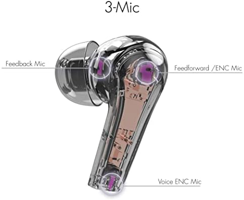 NUU Tomurcukları B / Hibrid Aktif Gürültü Önleyici Kulaklıklar / Bluetooth 5.2 kulak İçi Kulaklık / Üçlü mikrofon