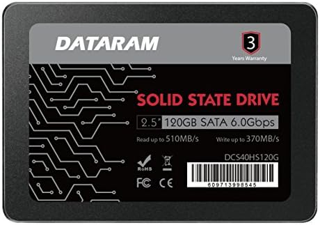 MSI Z270 Tomahawk ile Uyumlu Dataram 120GB 2,5 SSD Sürücü Katı Hal Sürücüsü