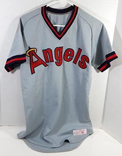 1980'ler California Angels Blank Game Gri Forma 38 DP22412 Yayınladı-Oyun Kullanılmış MLB Formaları