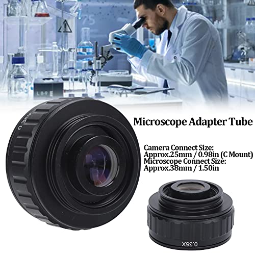 Mikroskop Adaptörü Tüp, C Montaj Adaptörü Kolay Kurulum 38mm Kompakt Mükemmel İşçilik Laboratuvar için Sanayi için