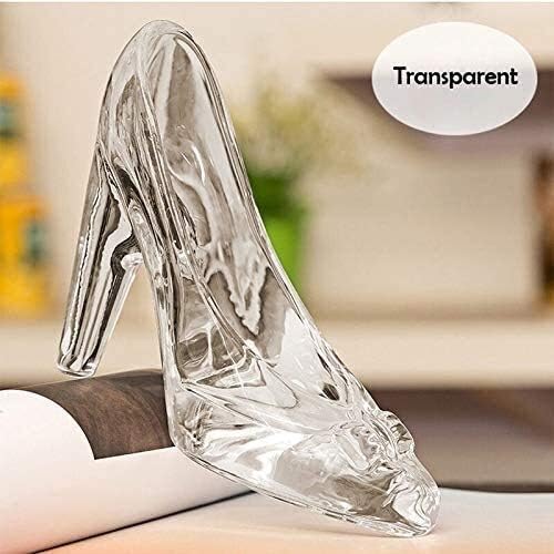 Süs Dekorasyon Kristal Ayakkabı Cam doğum günü hediyesi Ev Dekor Külkedisi Yüksek topuklu ayakkabılar Düğün Ayakkabı