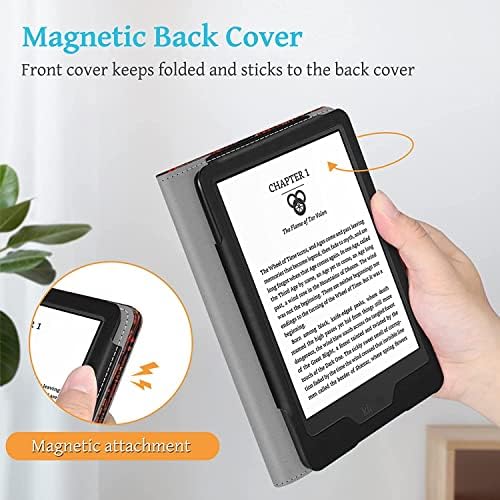 Kindle Paperwhite 2021 için Kılıf standı-Otomatik Uyandırma / Uyku, PU Kapak El Kayışı ile, sadece 6.8 Kindle Paperwhite