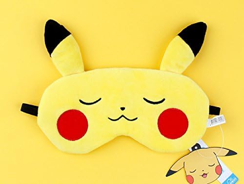 Pokemon Snorlax Uyku Göz Maskesi / Pikachu Yüz Uyku Maskesi / Rahat ve Yumuşak Göz Kapağı Uyku (Pikachu)