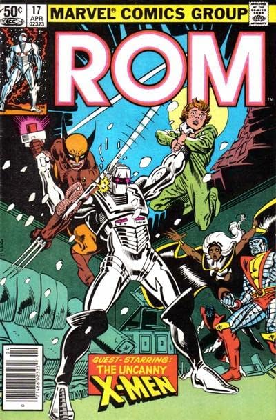 Rom 17 (Gazete Bayii ) FN; Marvel çizgi romanı / Uzay Gecesi X-Men Bill Mantlo