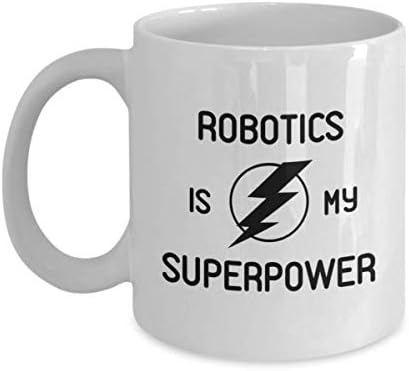 Robotik Benim Süper Güç Kahve Kupa Mühendis İş Arkadaşı Şeytan Hediye Hobi seyahat tipi kupa Mevcut