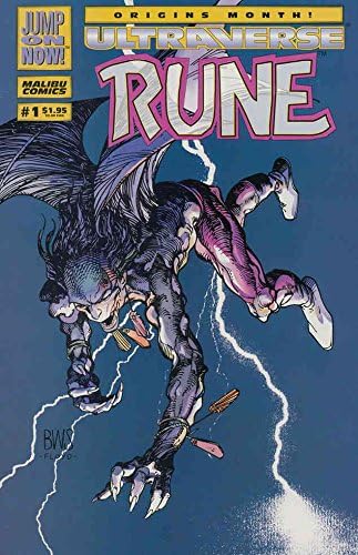 Rune 1 VF / NM; Malibu çizgi romanı / Barry Windsor-Smith Ultraverse