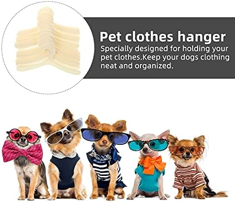 20 adet Pet giysi saklama Rafları Köpek giysi askısı Plastik Köpek giysi askısı Köpek Kazak