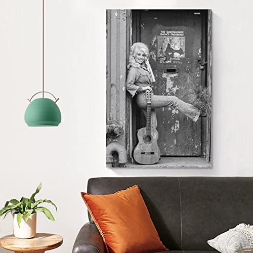 ToMart Dolly Parton 60 s Vintage Poster Sanat Odası Estetik Dekor Tuval Boyama duvar sanat posterleri Yatak Odası