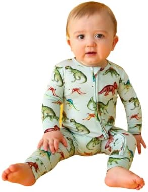 Posh Fıstık Bebek Tulum Pijama-Yenidoğan Uyuyanlar Erkek Giysileri-Çocuklar Tek Parça PJ-Bambudan Yumuşak Viskon (Buddy