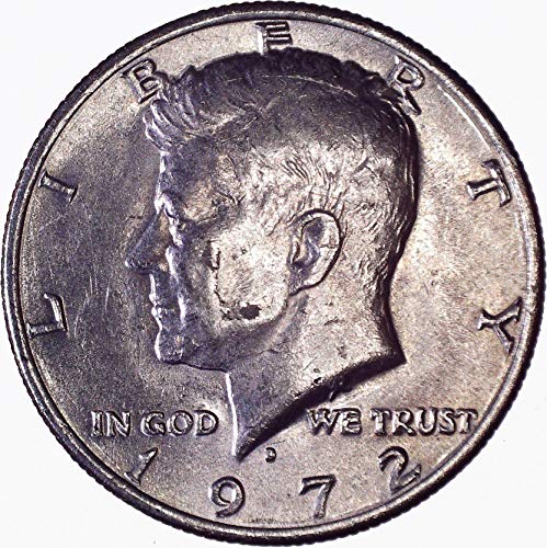 1972 D Kennedy Yarım Dolar 50C Çok İyi