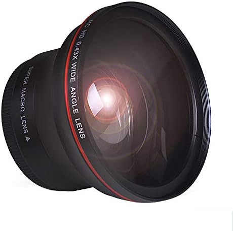 Tectra 52mm 0.43 x Profesyonel HD Geniş Açı Lens (Makro Kısmı) Nikon DSLR için D3300 D3200 D3100 D5500 D5300 D5200