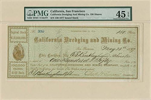 Kaliforniya Tarama ve Madencilik A. Ş. C. E. Buckingham tarafından imzalandı