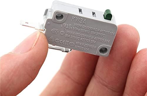 SHUBIAO Limit Anahtarı Mikro Anahtarı 3cm X 1.5 cm X 1cm 16A 250V AC KW11-3Z Mikro Anahtarı Plastik 2 Ayak Limit Anahtarı
