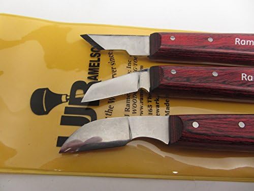 UJ Ramelson 3 Parça Komple Çip Oyma Bıçakları En İyi Ahşap Oyma Bıçağı Seti