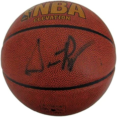 Scottie Pippen HOF Bulls İmzalı Spalding NBA Basketbol JSA 159605-İmzalı Basketbol Topları