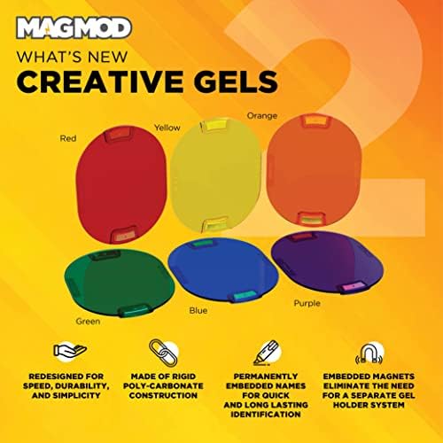 MagMod Pro yaratıcı Jeller / flaş değiştirici ışık Jelleri / Yeni ve Geliştirilmiş renk Değiştiriciler / Modüler Manyetik