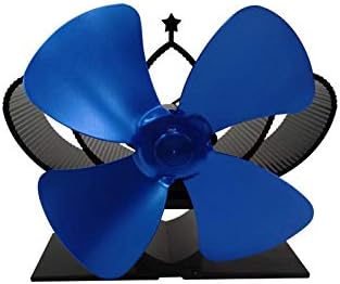 MIFOR YYYSHOPP Mini soba Fan 4 bıçak şömine Fan ısı Powered ahşap dostu sessiz brülör eko Fan ev verimli ısı dağıtım