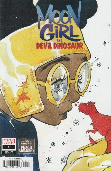 Ay Kızı ve Şeytan Dinozor (2. Seri) 1C VF / NM; Marvel çizgi roman / Şeftali Momoko Varyantı