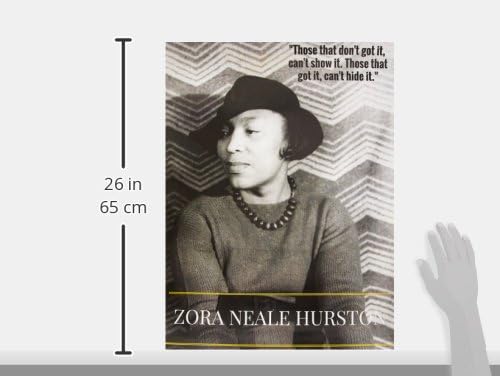 777 Tri-Yedi Eğlence Zora Neale Hurston Poster Baskı Alıntı ile, 18 x 24