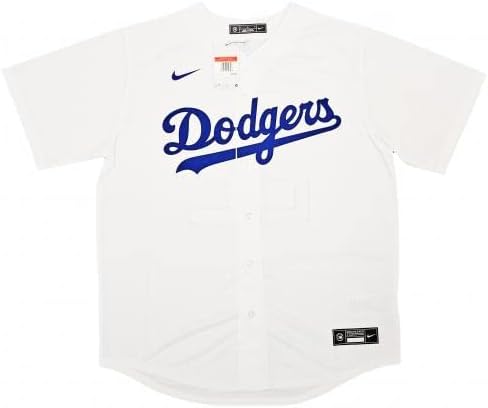 Los Angeles Dodgers Clayton Kershaw İmzalı Beyaz Nike Forması Beden L JSA Hisse Senedi 212240-İmzalı MLB Formaları