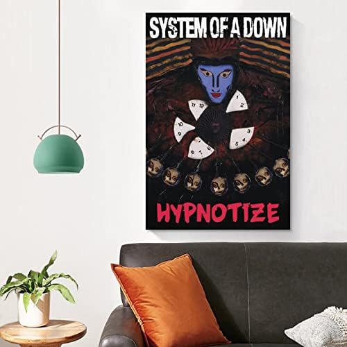Bir Aşağı Poster Hipnotize Albümü Müzik Posteri Posterler Odası Estetik Tuval duvar Sanatı yatak odası dekoru 12x18