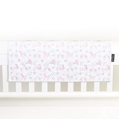 Minky Bebek Battaniyesi 30x40 inç - Yenidoğan ve Bebekler için Yumuşak Battaniyeler-Bebek Kızlar için En iyisi-Peluş