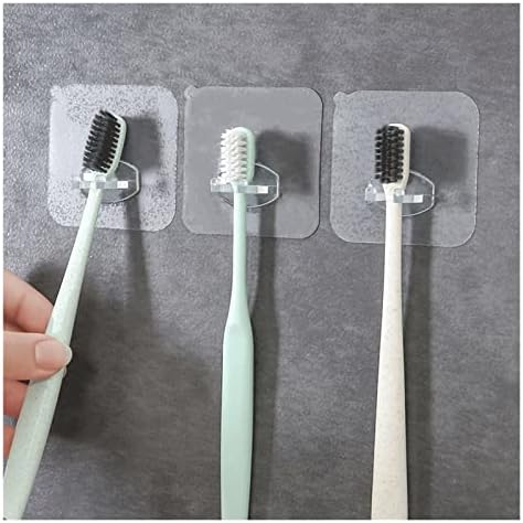 BKDFD 4 adet Diş Fırçası Tutucu Şeffaf Seyahat Standı Diş Fırçası Depolama Raf Banyo Aksesuarları