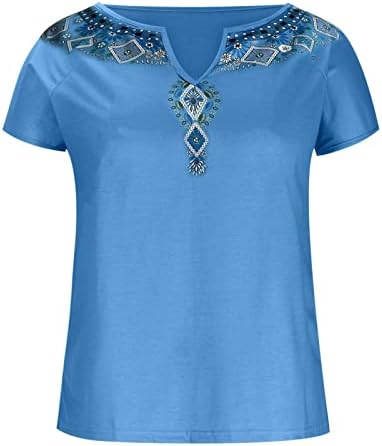 Kızlar 2023 Kısa Kollu Pamuklu Grafik Brunch Victoria Üst Gömlek Sonbahar Yaz V Boyun Bluz Bayan ZC ZC