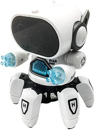 Akıllı elektrikli altı-çene uzay dans yürüyüş müzikal bebek ve çocuk Robot oyuncak yüksek teknoloji çocuk arkadaşı