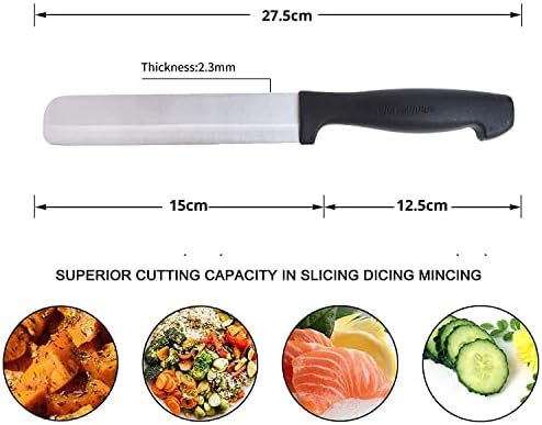 POLYGUARDS 10.5 inç şef bıçağı, Paslanmaz Çelik Mutfak mutfak bıçağı, Profesyonel şefin Bıçakları