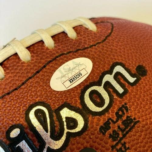 John Madden İmzalı Resmi Wilson NFL Oyun Futbolu JSA COA İmzalı Futbol Toplarını İmzaladı