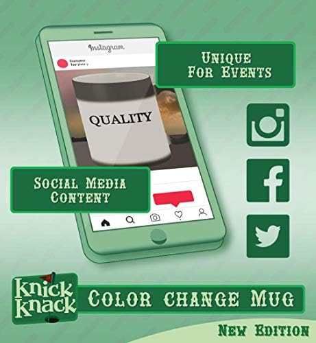 Knick Knack Gifts Happy Modaya Uygun-11oz Sihirli Renk Değiştiren Kupa, MatteBlack
