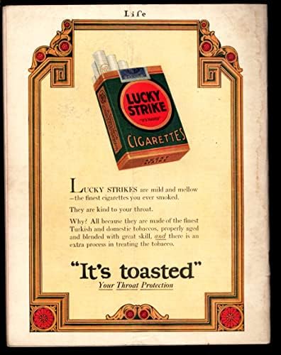 Hayat 6/2/1927-L. J. Holton'dan sigara kapak resmi-En iyi illüstratörlerden erken çizgi roman ve çizgi film sanatı-Vintage