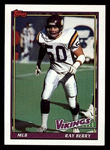 1991 Topps 385 Ray Berry Minnesota Vikingleri (Futbol Kartı) NM / MT Vikingler SMU